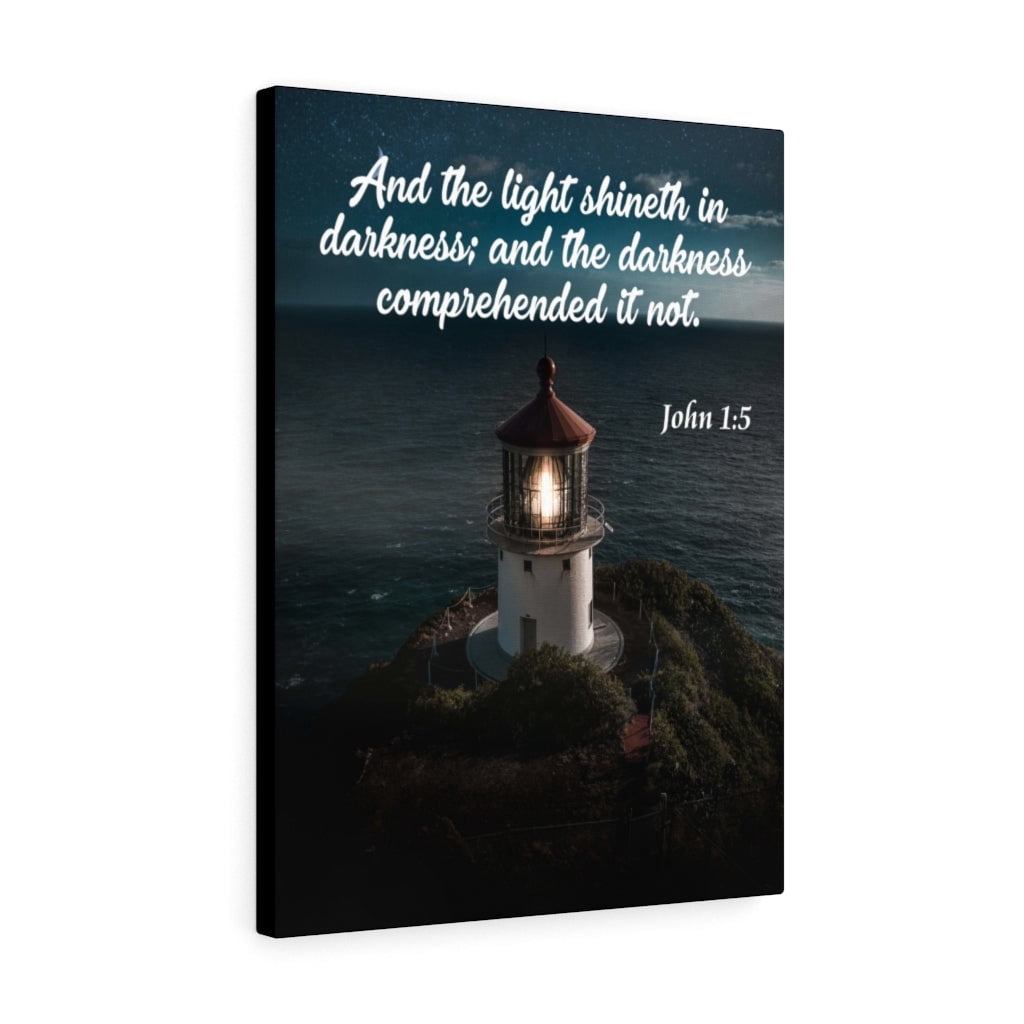 Scripture Walls John 1:5 The Light Shineth in Darkness Bible Verse ...