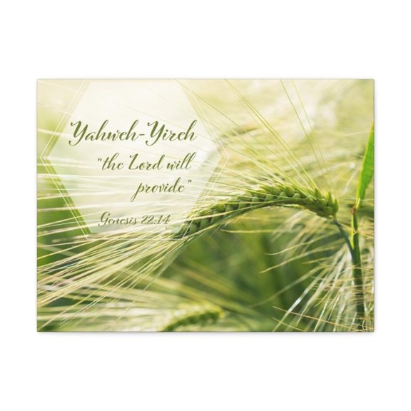 Scripture Walls The Lord Will Provide Genesis 22:14 Bible Verse Canvas Christian Wall Art Bible Verse Print Ready To Hang Unframed