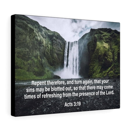 Scripture Walls The Presence of The Lord Acts 3:19 Wall Art Christian Home Decor Unframed