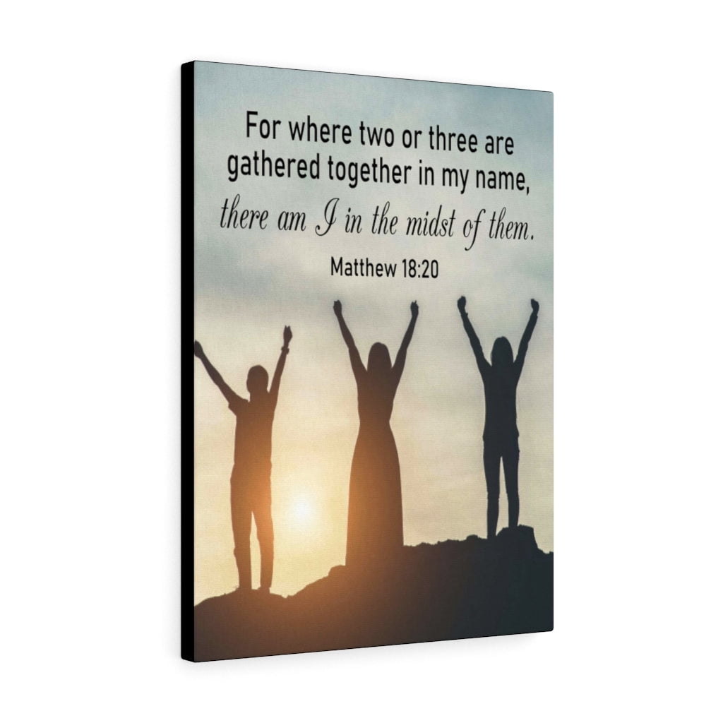 Scripture Walls There Am I in The Midst of Them Matthew 18:20 Wall Art ...