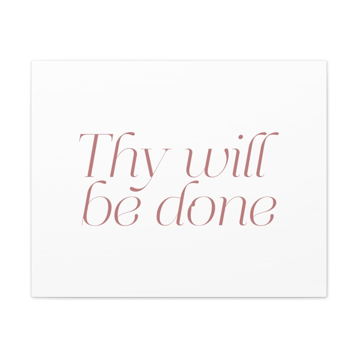Scripture Walls Thy Will Be Done Dark Red Bible Verse Canvas Christian ...
