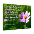 thumbnail image 1 of Scripture Walls Walk Circumspectly Ephesians 5:15-16 Bible Verse Canvas Christian Wall Art Ready to Hang Unframed, 1 of 8