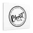 thumbnail image 1 of Scripture Walls Who Strengthens Me Philippians 4:13 Bible Verse Canvas Christian Wall Art Ready to Hang Unframed, 1 of 12