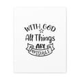 thumbnail image 1 of Scripture Walls With God All Things Are Possible Mark 9:23 Christian Wall Art Ready to Hang Unframed, 1 of 18