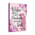 thumbnail image 1 of Scripture Walls Wives Submit To Your Own Husband Ephesians 5:22 Christian Home Decor Bible Art Unframed, 1 of 9