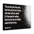 thumbnail image 1 of Scripture Walls You Are The Salt of The Earth Matthew 5:13 Bible Verse Canvas Christian Wall Art Ready to Hang Unframed, 1 of 9