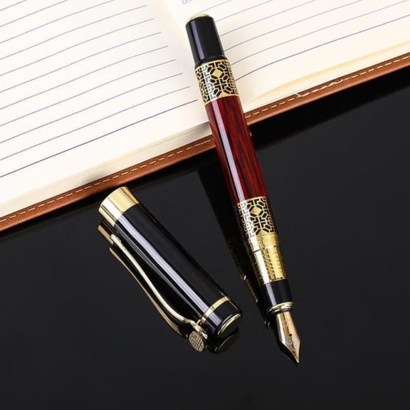 Scriveiner Pens, Qyaukm Pen with Ink Converter Smooth Writing Business - High Quality for Daily Use