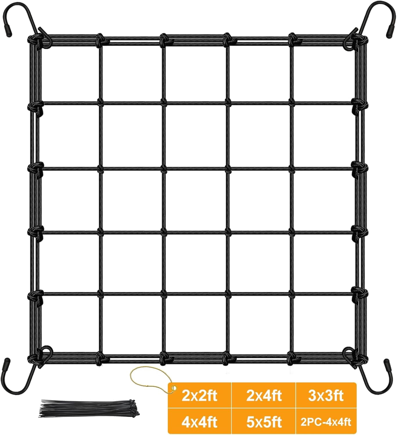 Scrog Net 2x2 Trellis Net for Grow Tent, Elastic Heavy Duty Trellis ...