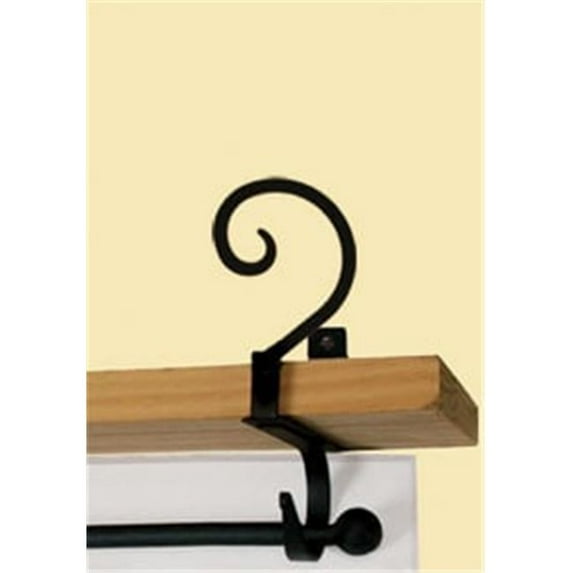 Scroll Curtain Shelf Brackets