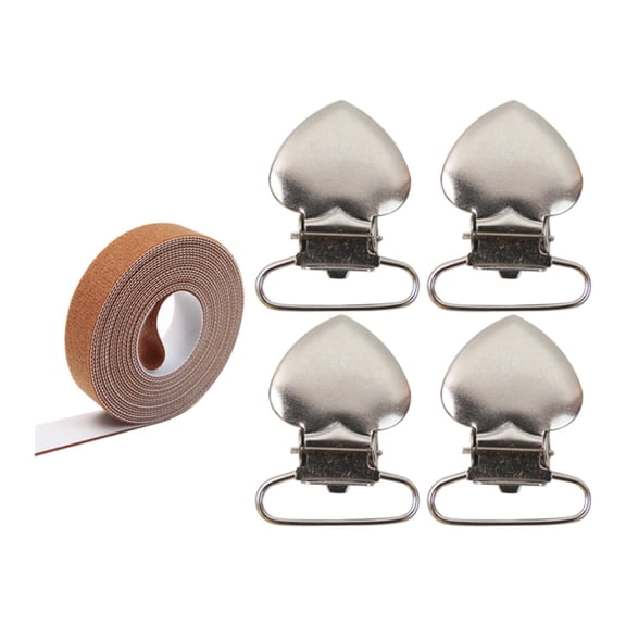 Scroll Rod Side Tension Clip Set Durable Universal Needlework Embroidery Frame Reusable Household DIY Display Frame Embroidery