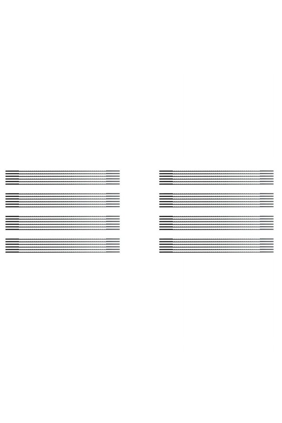 Scroll Saw Blades Plain End 5 Inch 48PCS 12 TPI Regular Tooth for Woodworking DIY,48 * Scroll Saw Blades,black