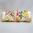 thumbnail image 1 of Scroll-type Object Jewelry Roll Wrap Fashion Oriental Silk Brocade Storage Bag Jewelry Pouch Travel Storage Light Yellow, 1 of 6