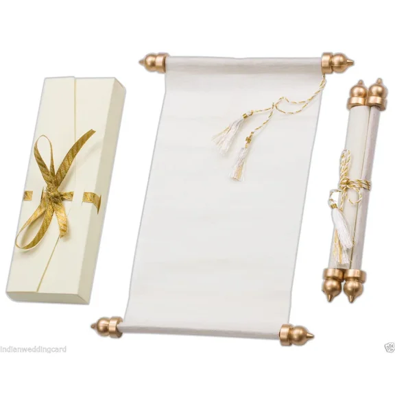 Scroll wedding invitation,Scroll Card,anniversary engagement party invitations,bridal shower baby shower,sweet 16th birthday cards