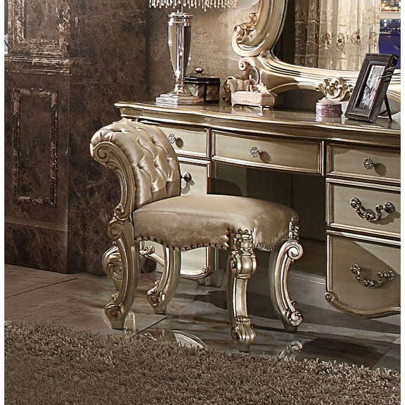 Scrolled Seat Base / Antique Aesthetic Appeal / Suitable for Vanity Setup