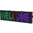 thumbnail image 1 of Scrolling Huge Bright Advertising LED Signs,110V LED Store Sign Open Signs for Business PC/Phone/U Disk Control Programmable LED Display for Store Car Bar Hotel (26''x8''), 1 of 8