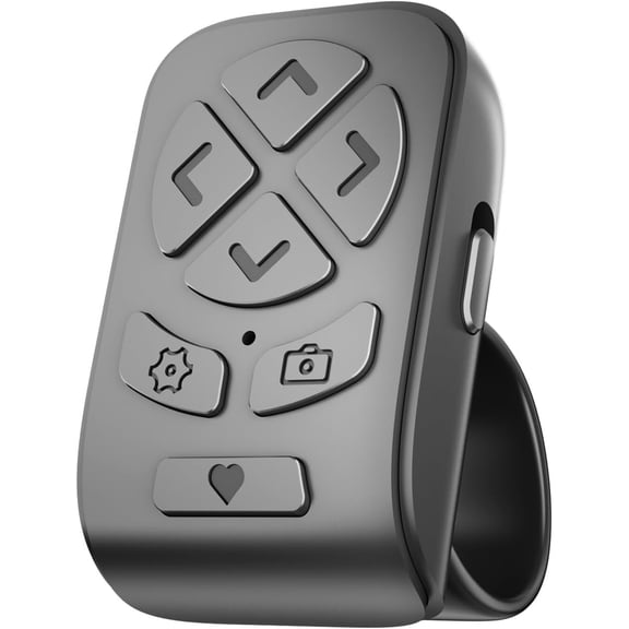 Scrolling Ring Remote for TikTok YouTube Instagram, Scroller Page Turner Clicker for iPhone iPad Android Phone Tablet Kindle APP, Remote Shutter Control for Phone Camera