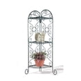 thumbnail image 1 of Scrollwork Corner Plant Stand, 1 of 1