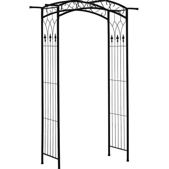 Scrollwork Design | Climbing Vines, Garden Entry | Elegant and Functional Outdoor Addition