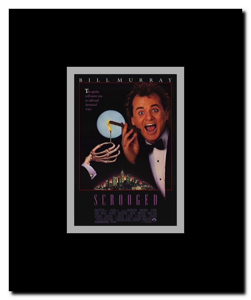 Scrooged Framed Movie Poster