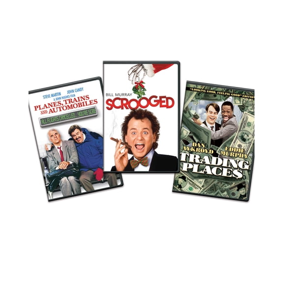 Scrooged/Planes, Trains And Automobiles/Trading Places - Holiday 3 pack Bundle (DVD), Paramount, Holiday