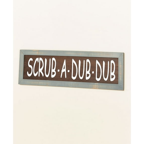Windmill Bathroom Sign - Scrub-a-Dub-Dub Sign