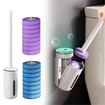 Scrub Brush,Disposable Toilet Bowl Brush With Toilte Wand Toilet Bowl Cleaner Toilet Cleaning System Kit