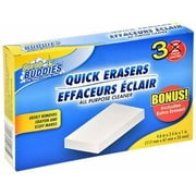 Scrub Buddies 3 Pack Quick Erasers All Purpose Cleaner For Tough Cleaning Jobs2 pack