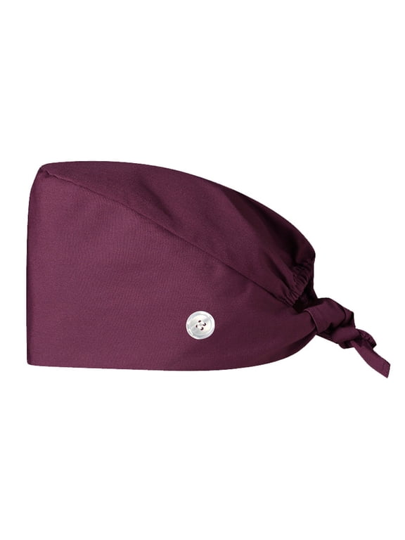 Working Caps Adjustable Scrub Caps Doctor Hat and Nurse Hat Beauty Salon Working Hat Surgical Hat for Women Men