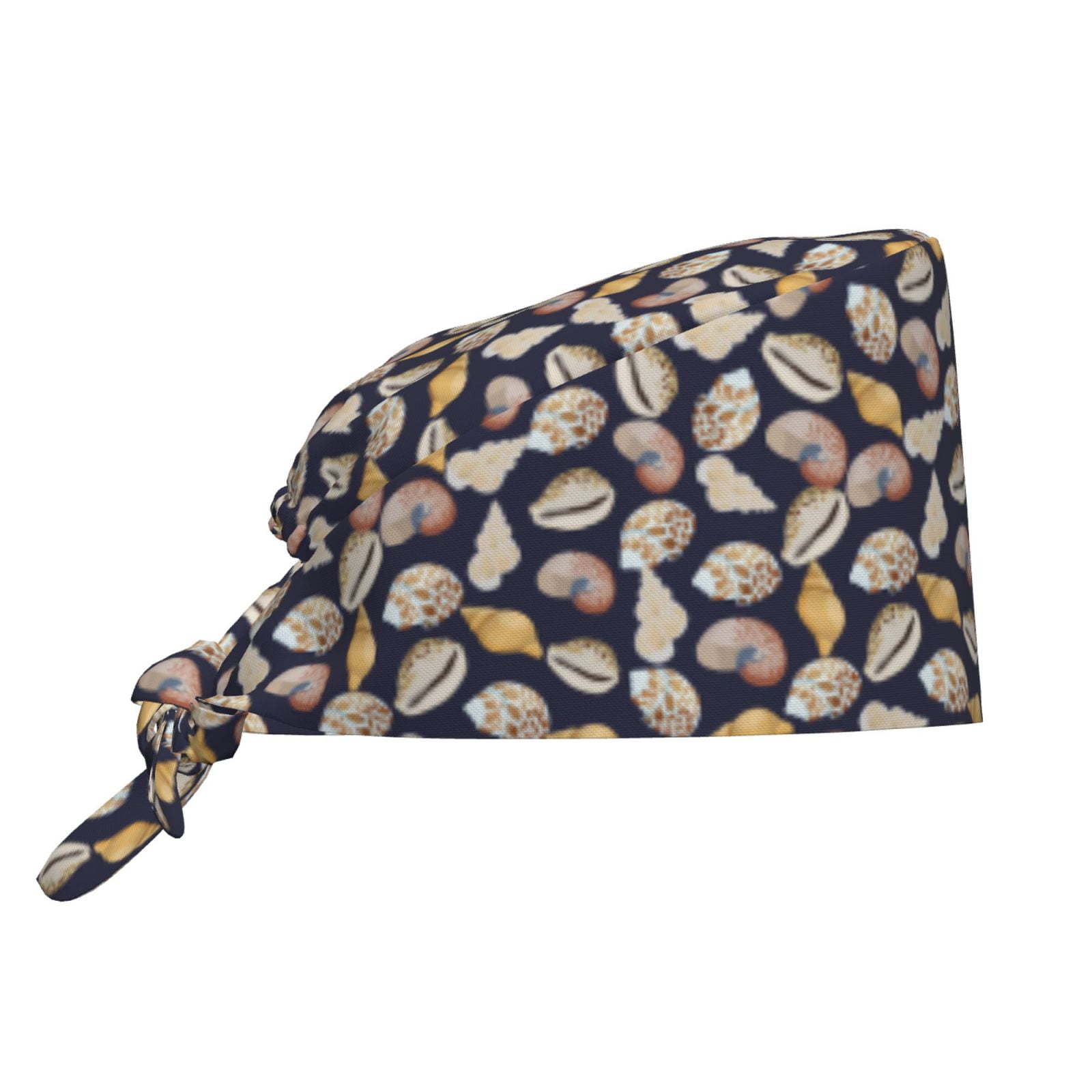 Scrub Caps Women Men - Conch Shells Print No.906 Waterproof Working Cap ...