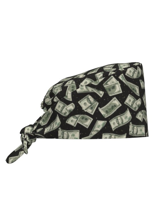 Scrub Caps Women Men - Dollar Soft Comfy Waterproof Adjustable Working Cap Scrub Hats Surgical Caps for Women Men With Sweatband, Nurse Caps for Women Men