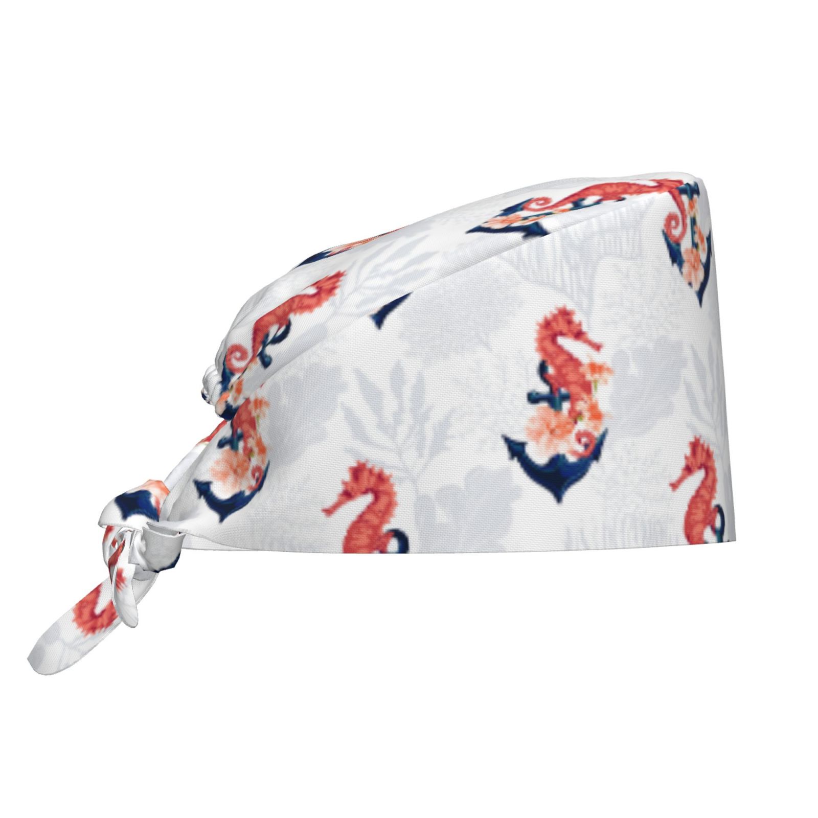 Scrub Caps Women,Adjustable Surgical Caps With Ponytail And Buttons - View #5