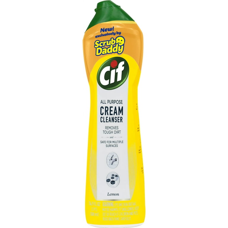 Trying Scrub Daddy's CIF Cream Cleanser #satisfying #satisfying #cleaning  #cleanwithme 