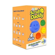 Scrub Daddy Colors Non-Scratch Cleaning Sponges, 4 Count