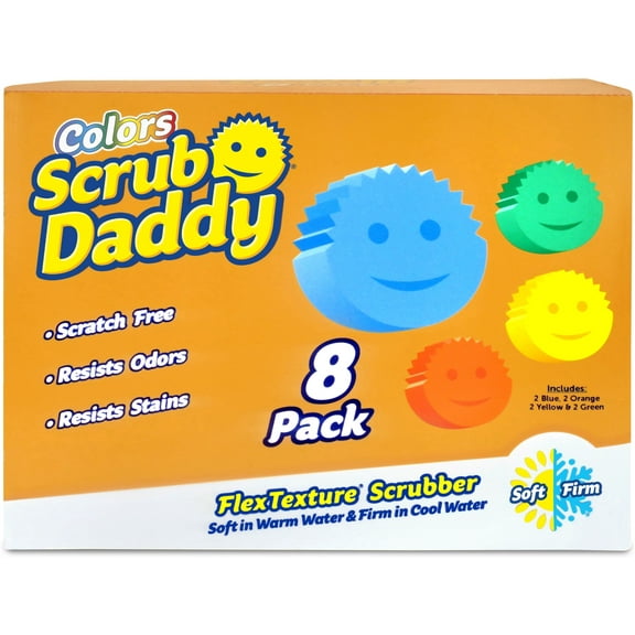 Scrub Daddy Colors 8ct Sponges - Box