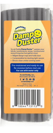 Scrub Daddy Damp Duster 1ct - Silver