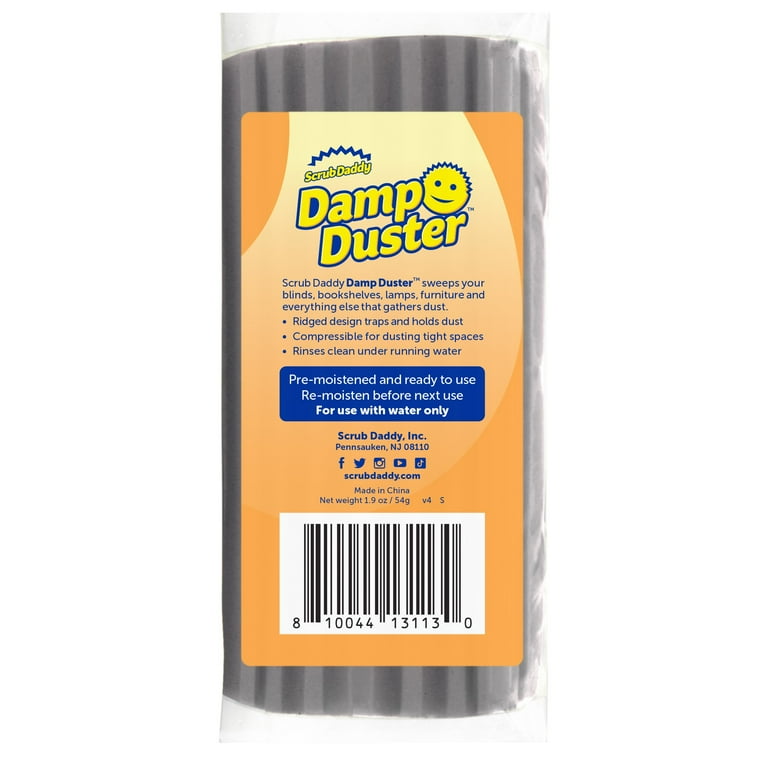Scrub Daddy Damp Duster, Silver, 1 Count