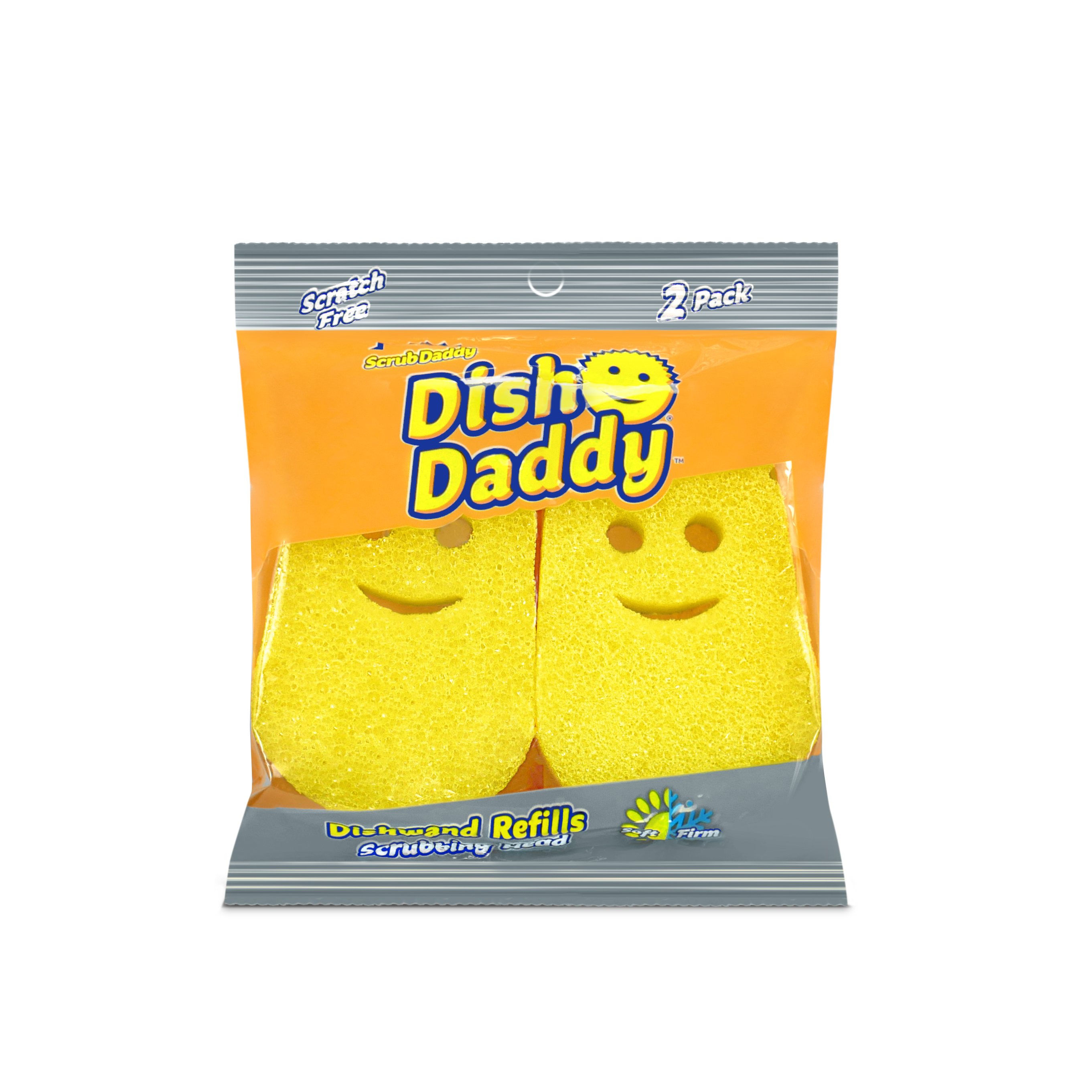 Scrub Daddy Dish Daddy Dishwand, Clear, 1 count