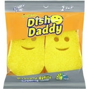 Scrub Daddy Dish Daddy Refill 2-Pack Sponge Head for Dishwand FlexTexture Foam