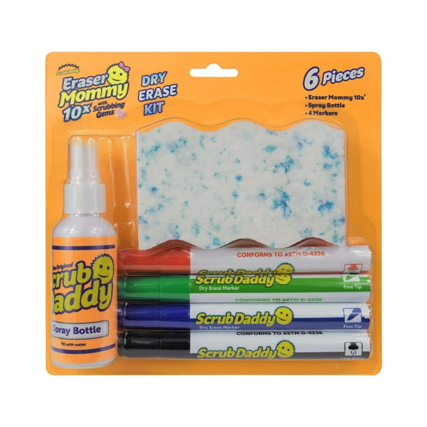 Scrub Daddy Dry Erase Marker Set with Eraser Whiteboard Dry Erase
