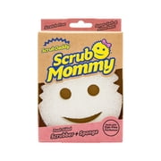 Scrub Daddy Dye-Free Scrub Mommy Non-Scratch Multi-Surface Safe Cleaning Sponge