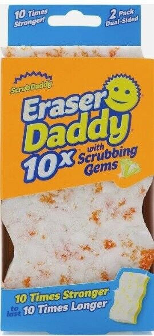 Spugna Magica Scrub Daddy Eraser - Gomma Melamina 2 Pezzi Per Pulizie