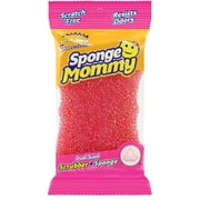 Scrub Daddy Essentials Cleaning Sponge Mommy, Scrubbing Pad, Pink, 1 Count