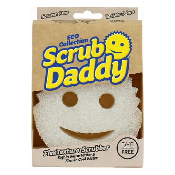 Scrub Daddy FG0100901006PD0EN02 Classic Kitchen Scrubber Sponge, Scratch-Free, Dye-Free