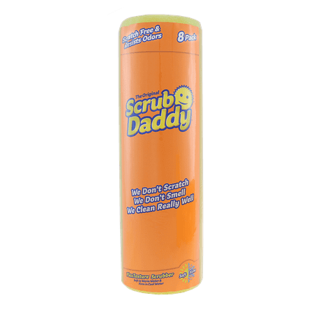 Scrub Daddy FlexTexture Scrubber Roll Sponge, 8 Count