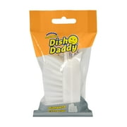 Scrub Daddy Kitchen Dish Daddy Dishwand Refill, Soap Dispensing Cleaning Brush Head, Nylon Bristles, Great for Hard to Clean Dishes, 1 Count