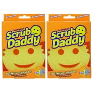 Scrub Daddy -Original Scrub Daddy - 2 Pack - Scratch-Free Dish Sponge - BPA Free & Made with Polymer Foam - Stain, Mold & Odor Resistant
