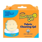 Scrub Daddy PowErase Fabric Cleaning Gel with Scrub Mommy Dual-Sided Cleaning Sponge