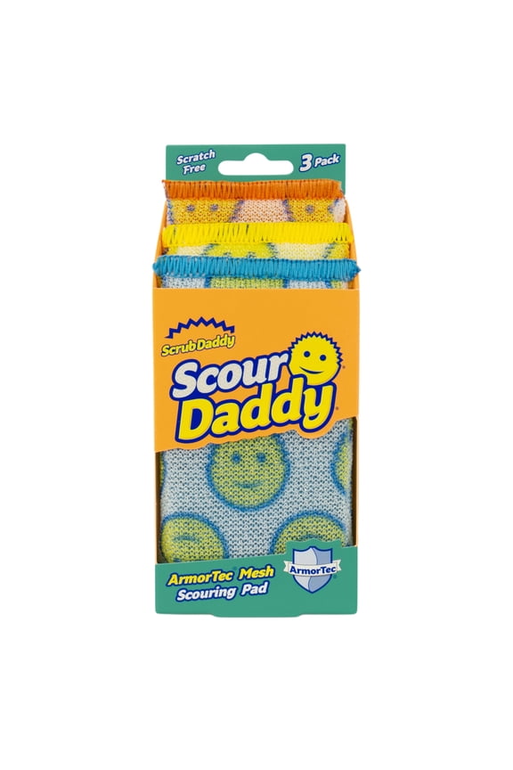 Scour Daddy Non-Scratch Scour Pads, 3 Count