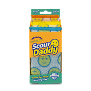 Scrub Daddy Scour Daddy Non-Scratch Scour Pads, 3 Count