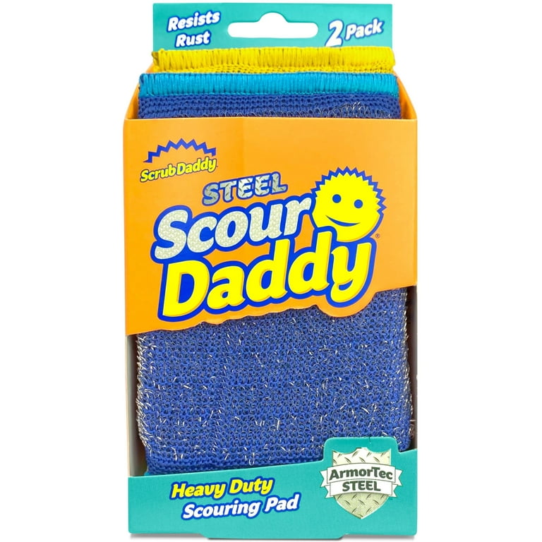 Scrub Daddy 6 Scrub Daddies + 1 Daddy Caddy variety pack Polymer Foam Sponge  (6-Pack) in the Sponges & Scouring Pads department at